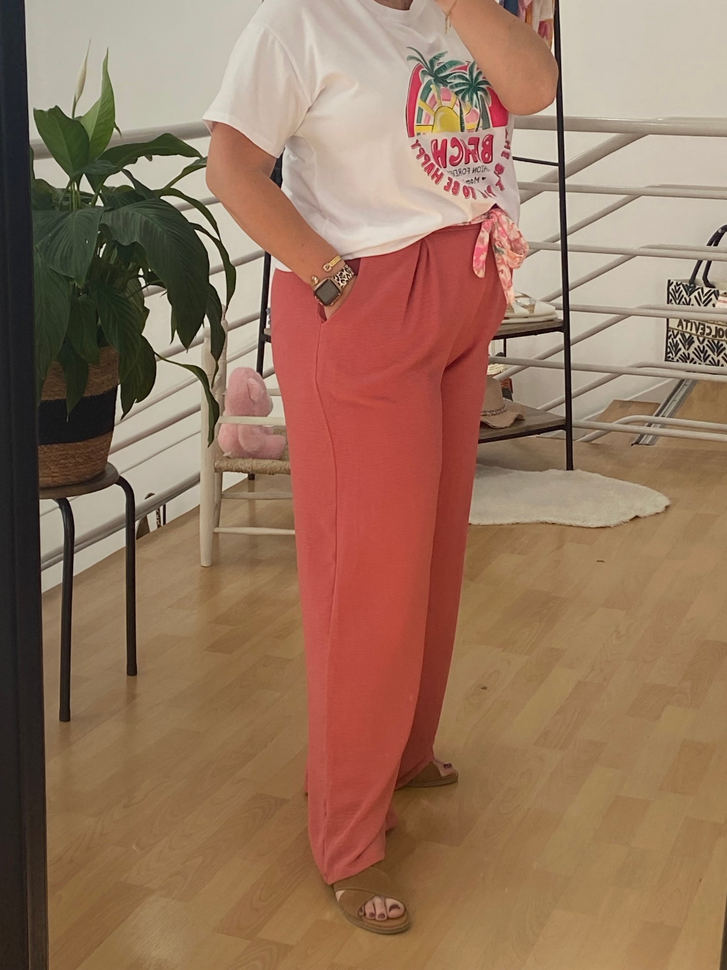 Pantalon terracotta GT NINA