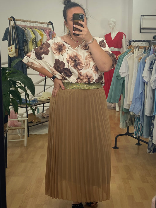 Jupe camel GT SOLEIL