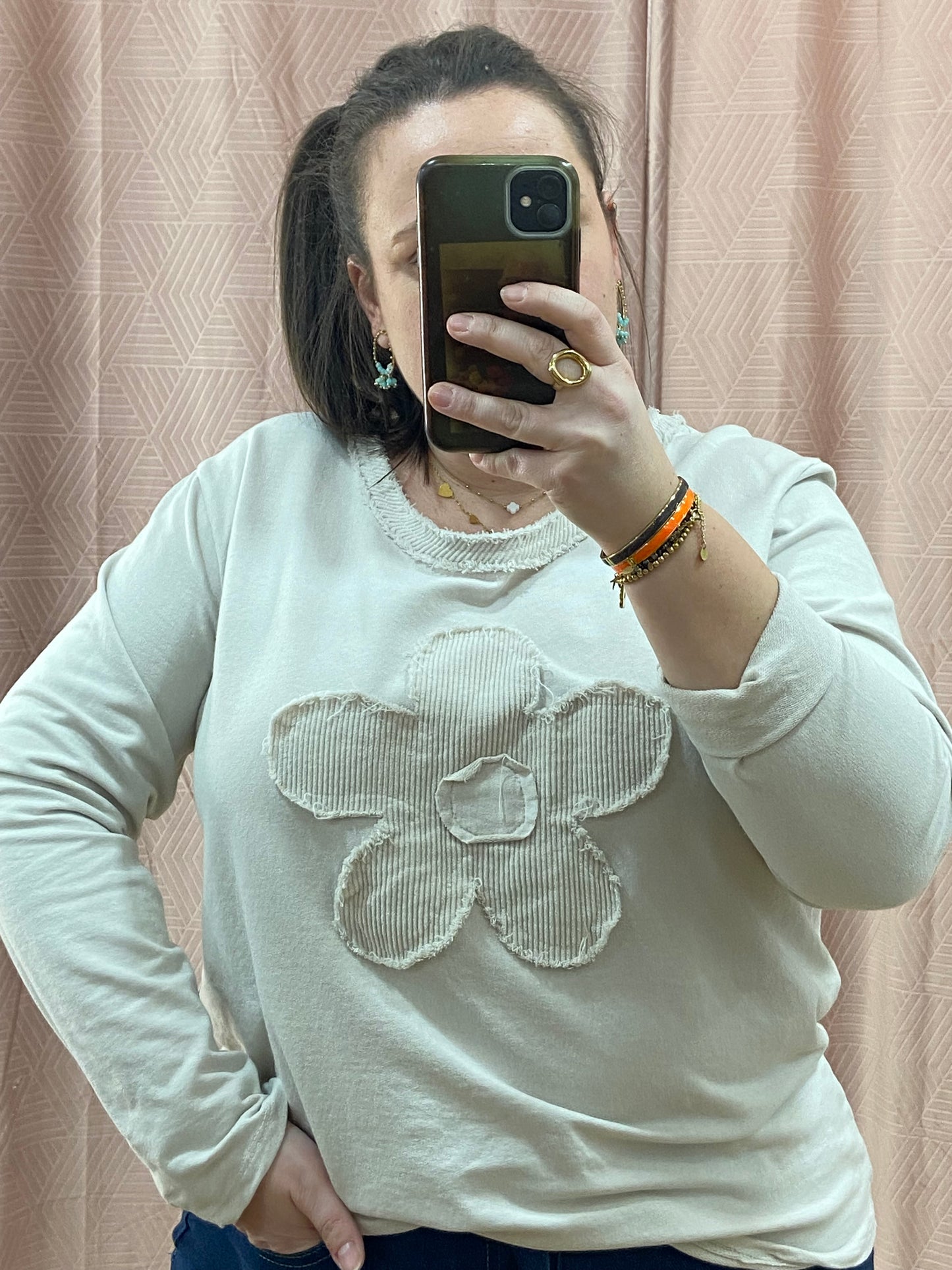 Pull beige NINA