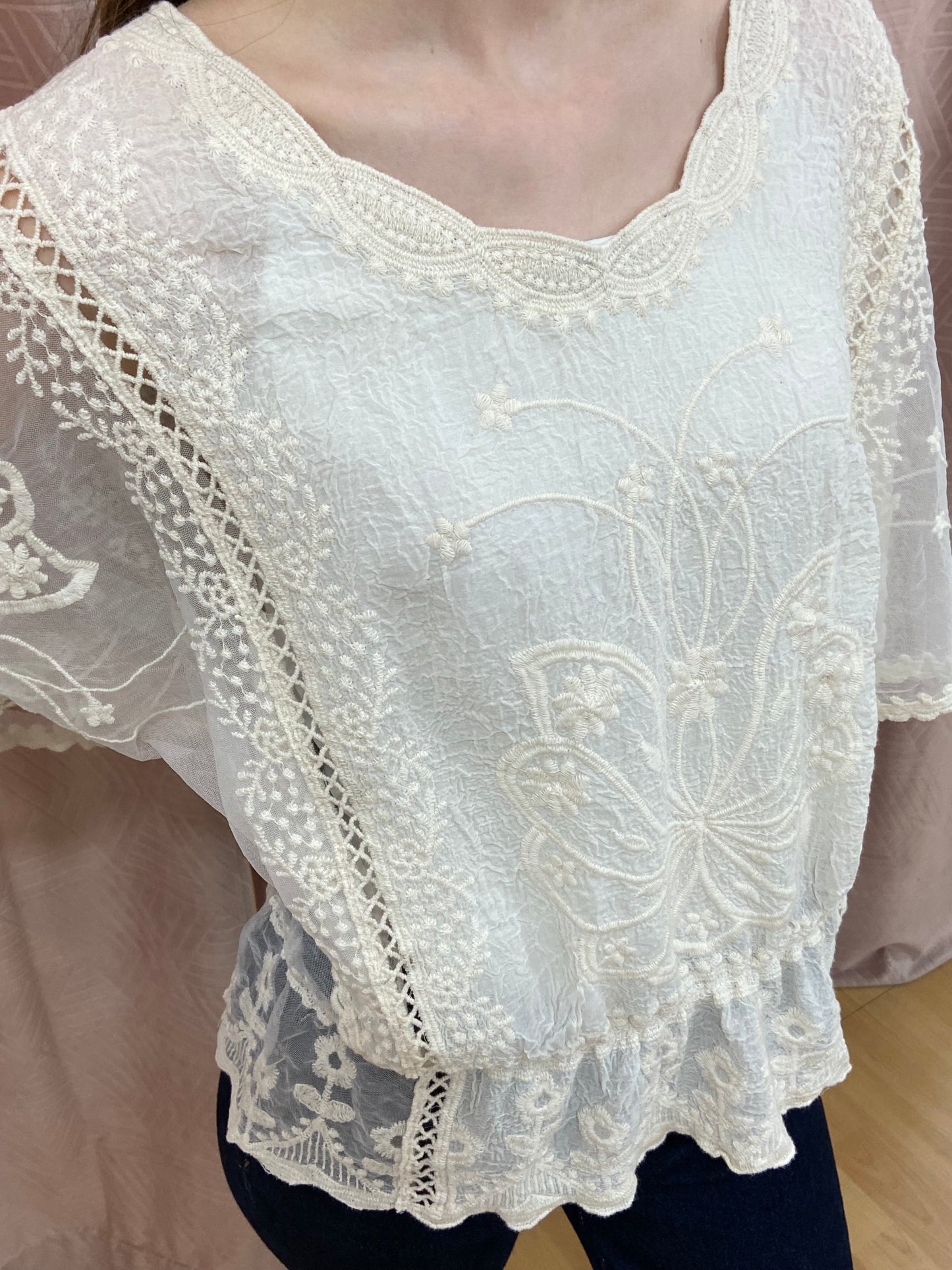 Blouse crème GIGI