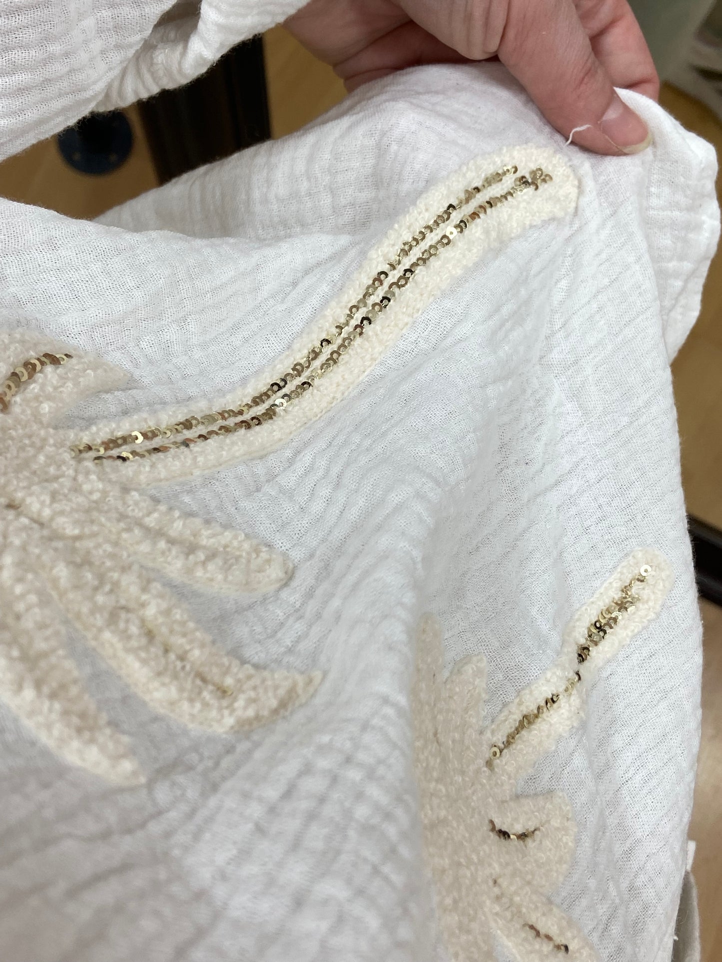 Chemise blanche Palmier