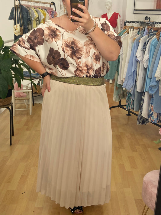 Jupe beige GT SOLEIL