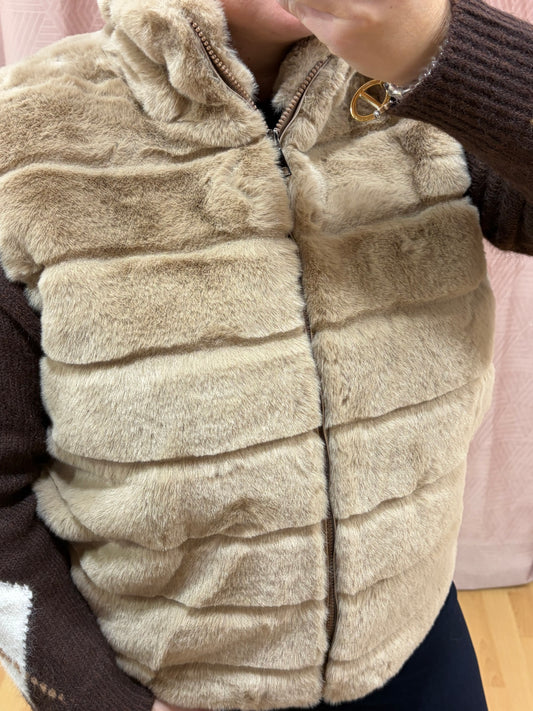Gilet beige MOUMOUTE GT