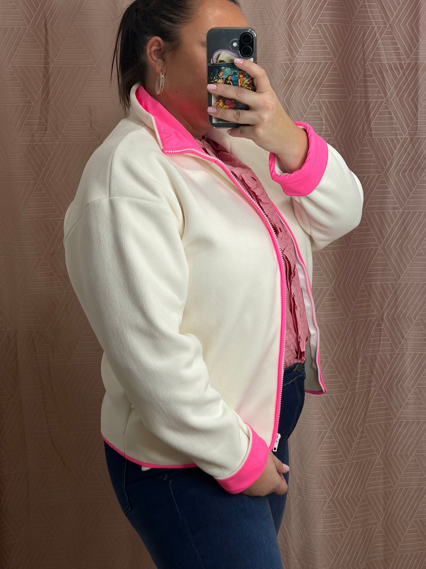 Polaire blanche SILVIA