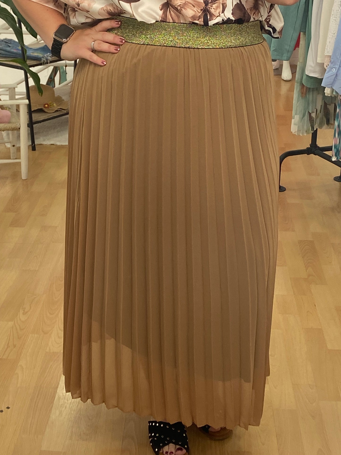 Jupe camel GT SOLEIL