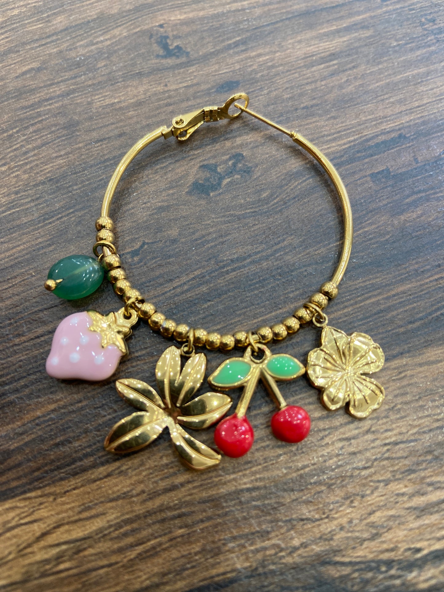 Boucles d’oreilles CERISES