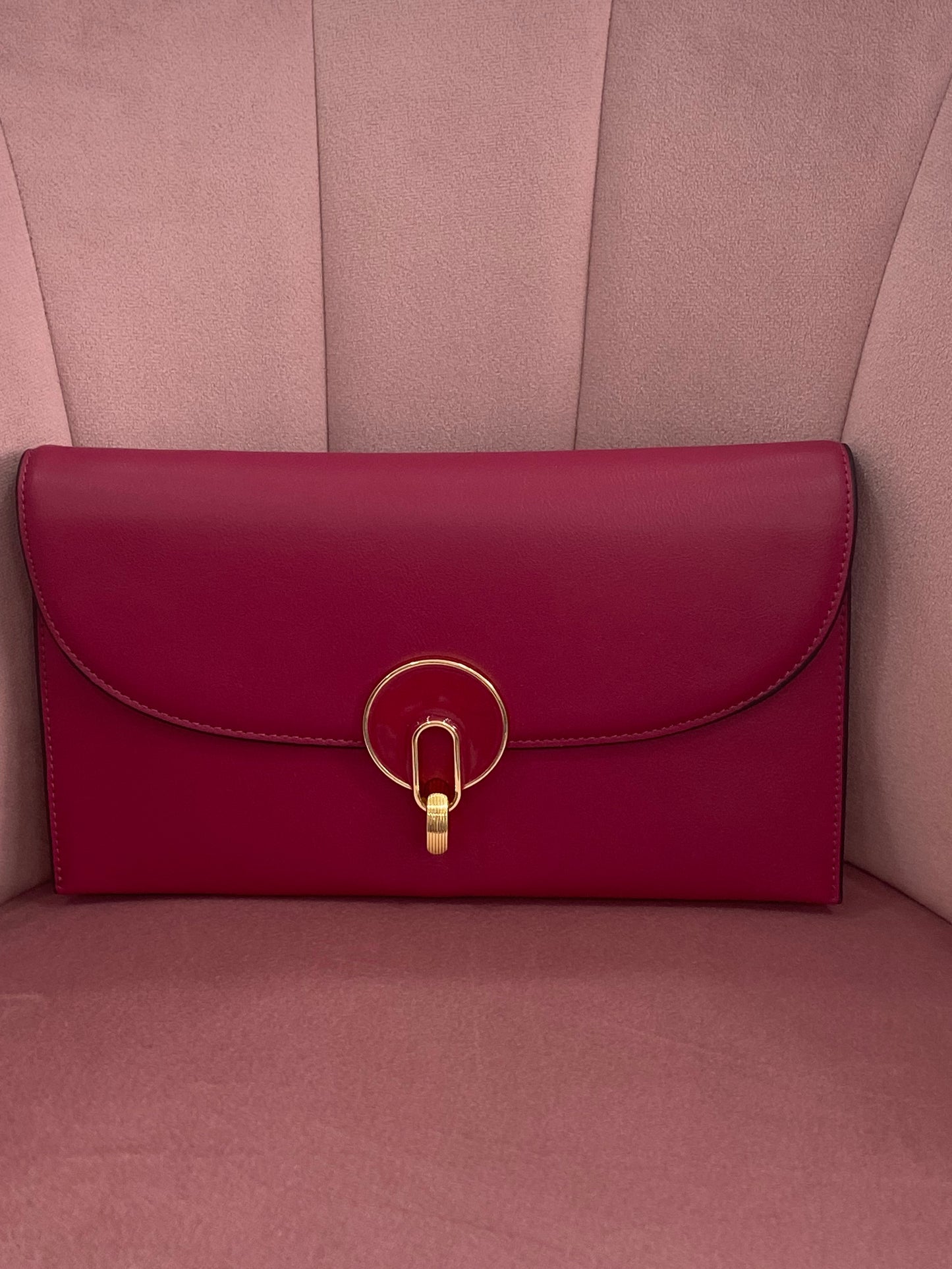 Pochette framboise CEREMONIE