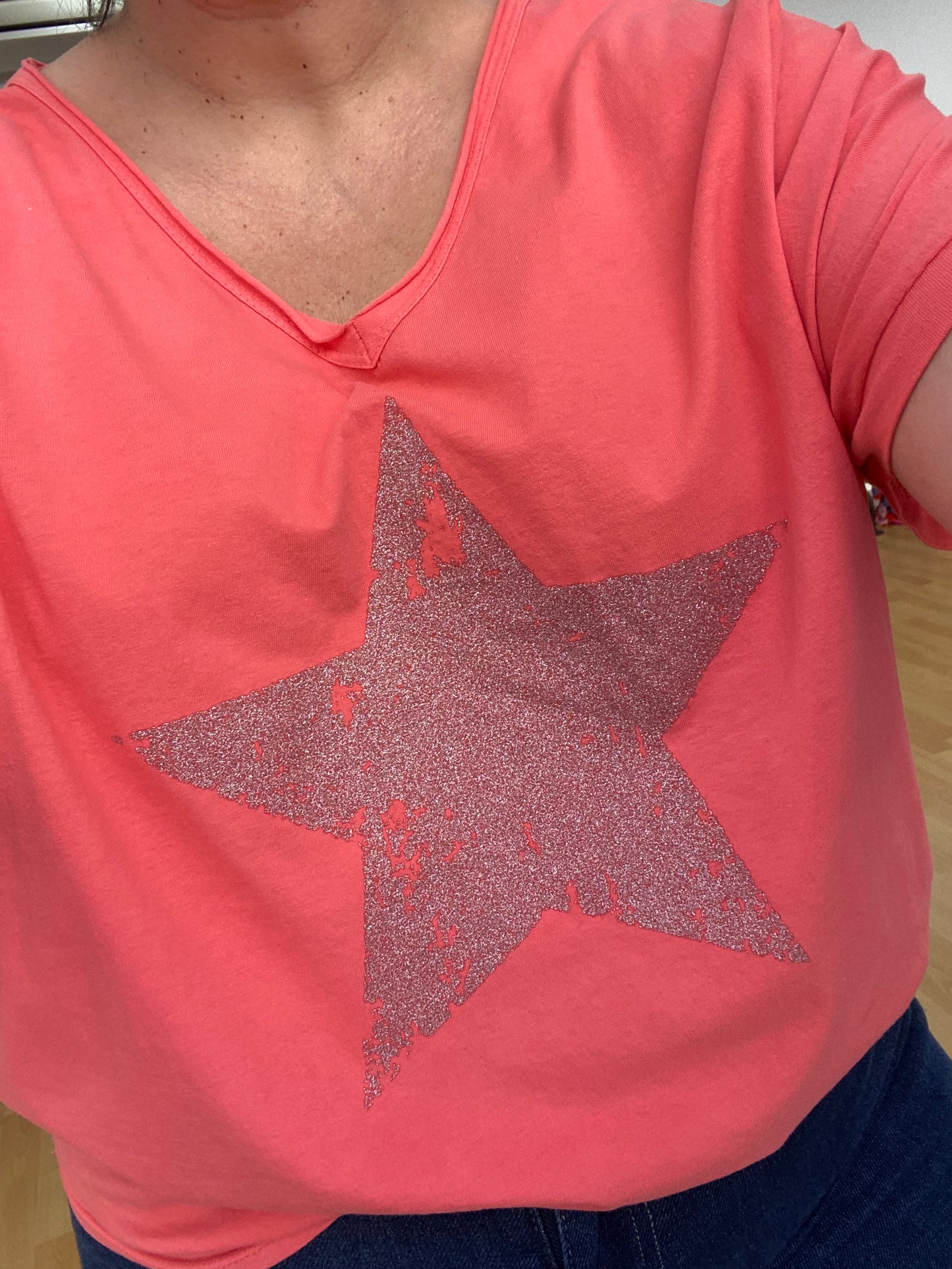 Tee-shirt corail ÉTOILE