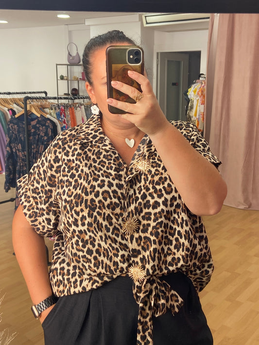 Chemise leopard SOLEIL