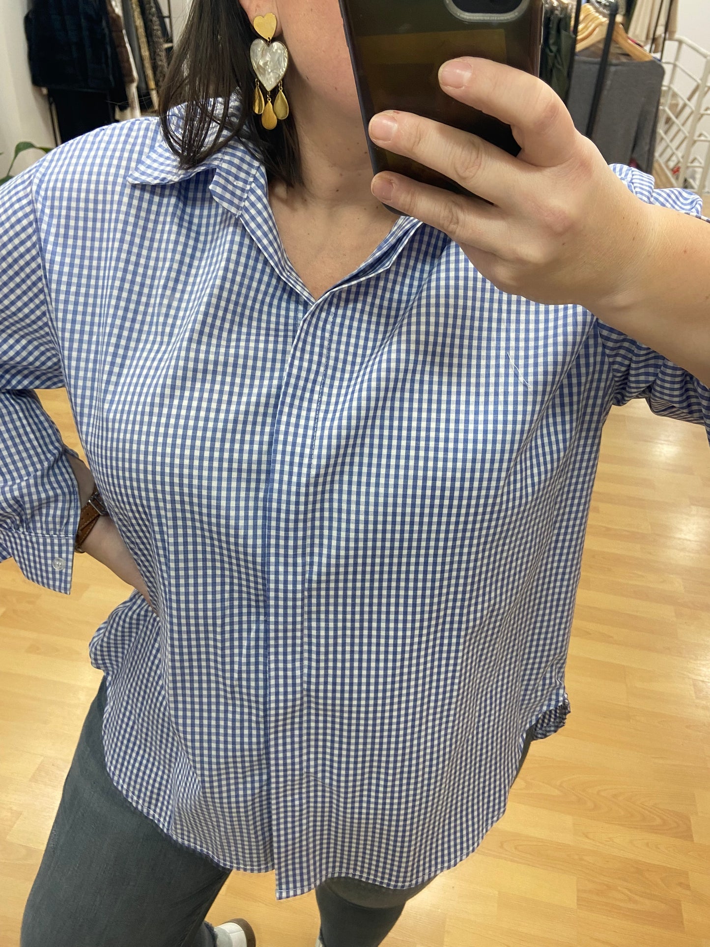 Chemise bleu VICHY