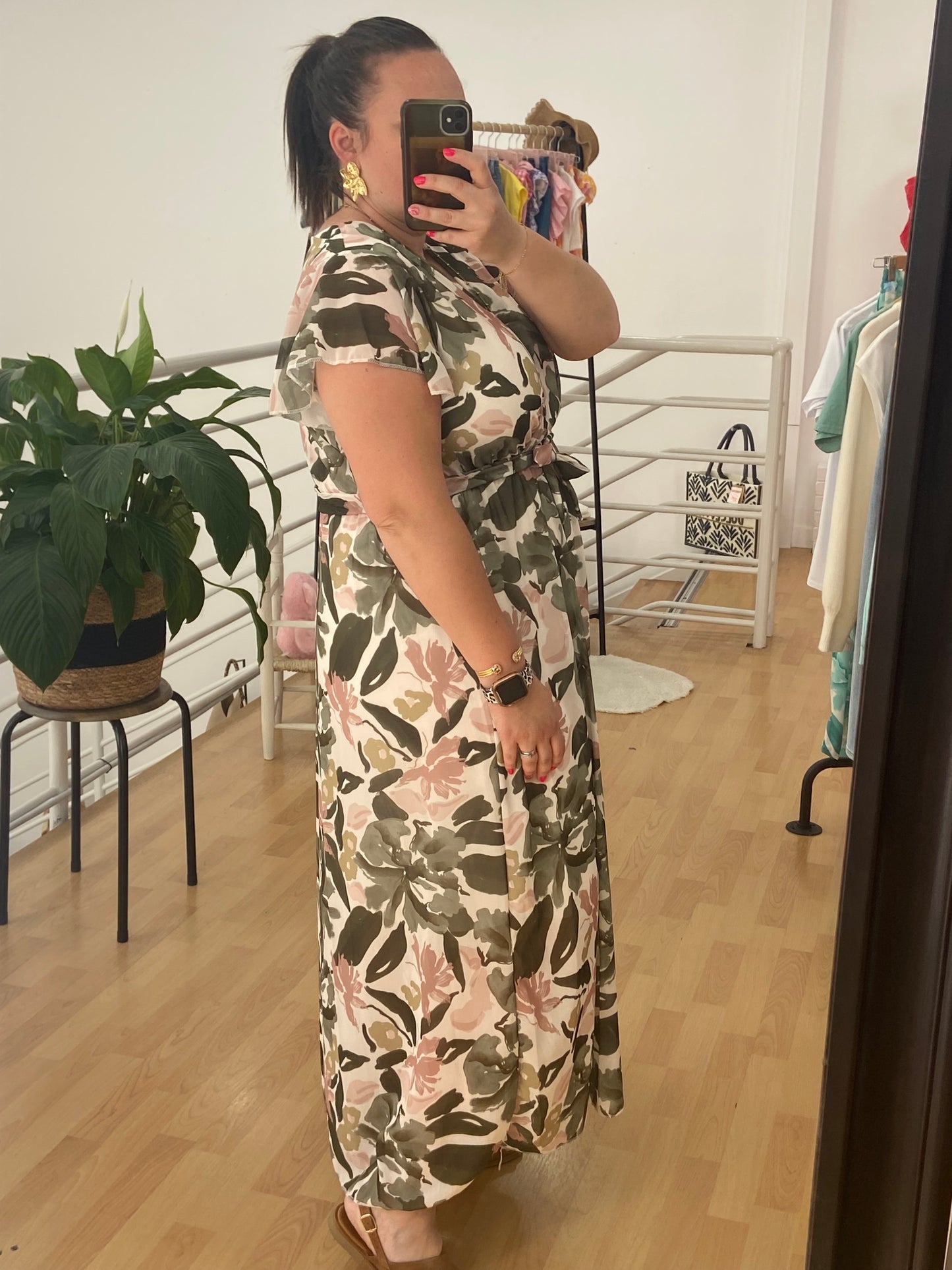 Robe kaki FIONA