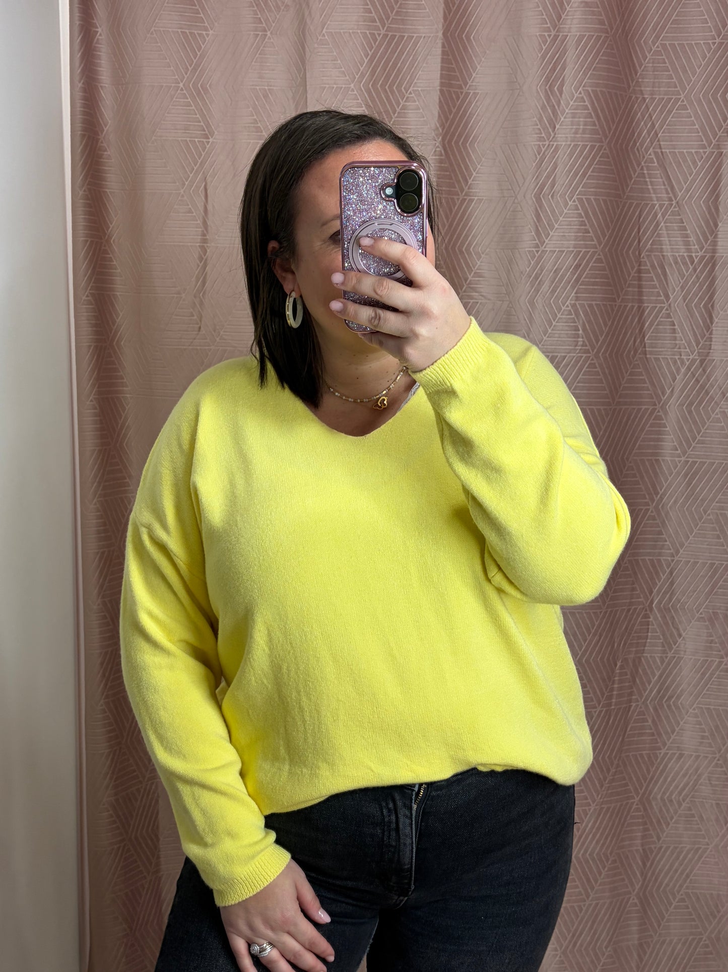 Pull jaune GT GOODVIBES