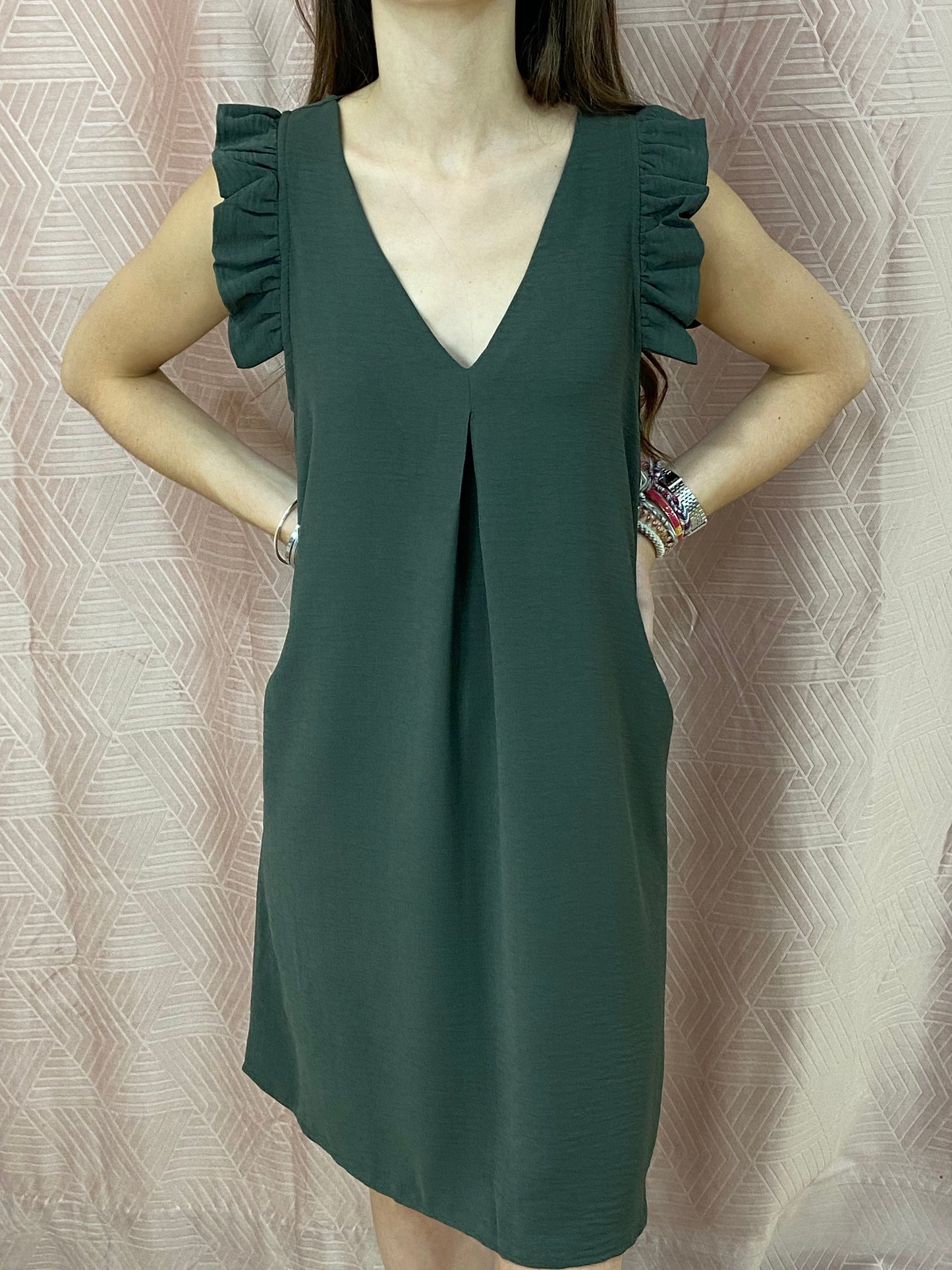 Robe kaki SERINE