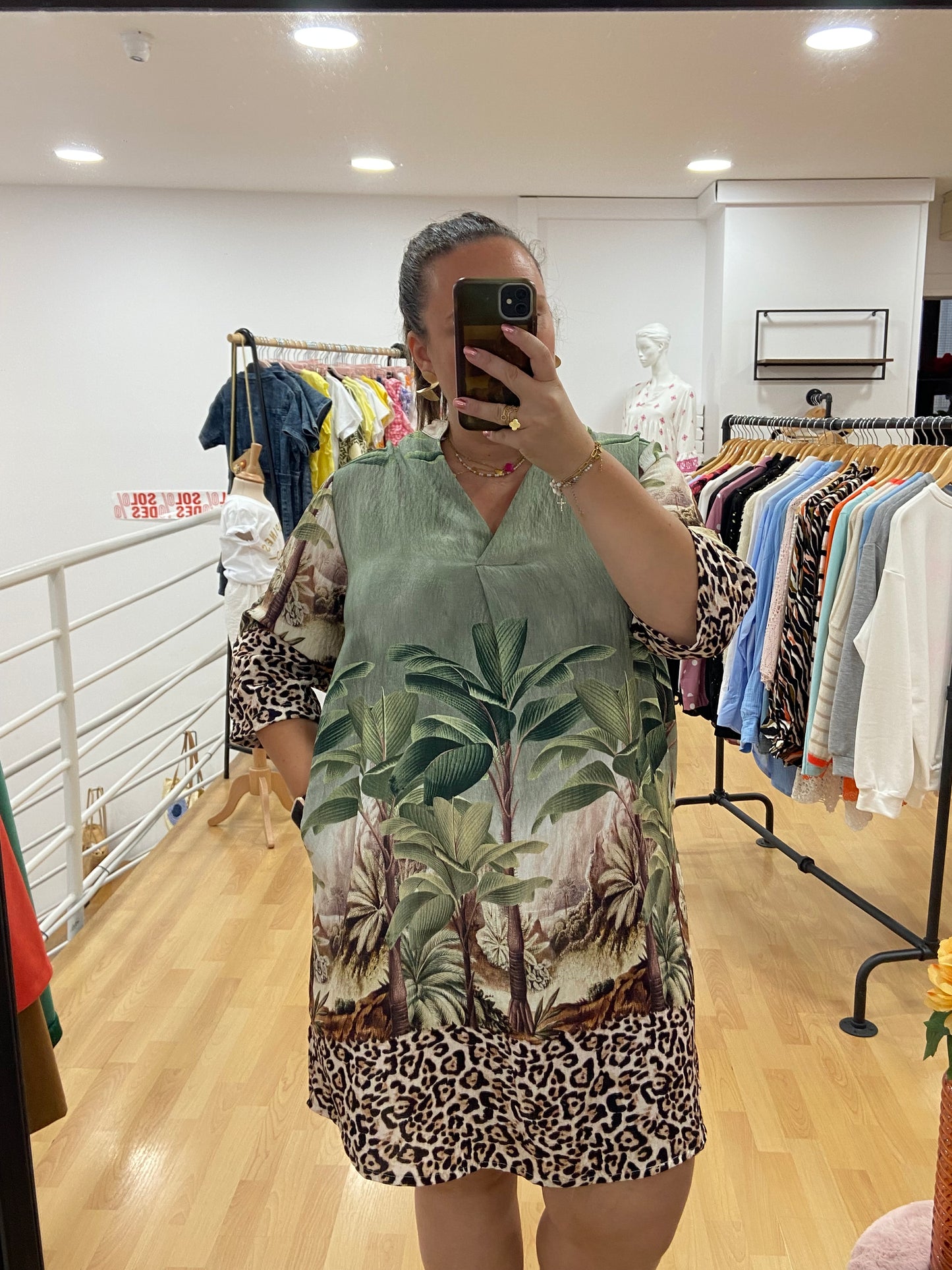 Robe kaki SAVANA