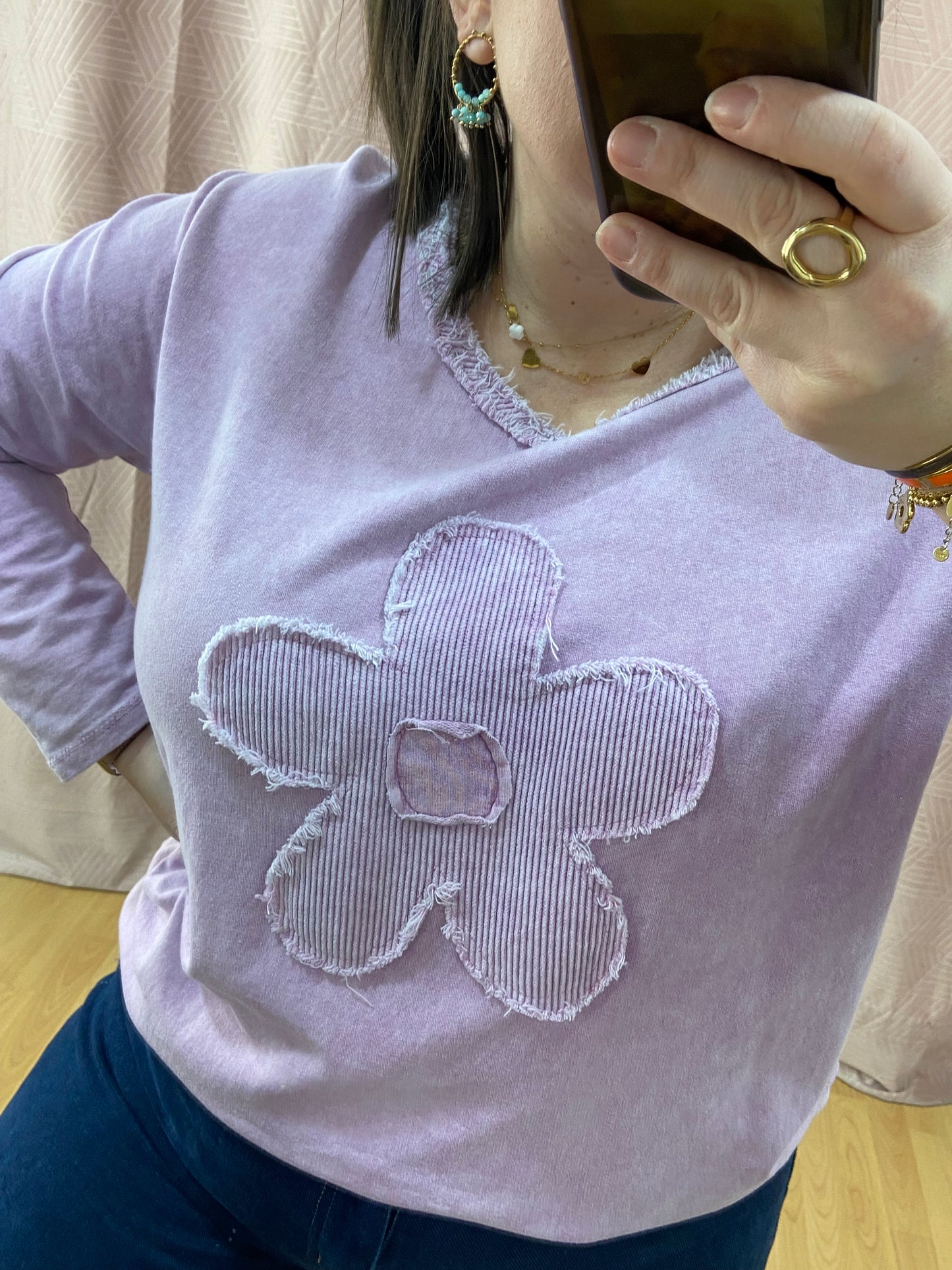 Pull lilas NINA