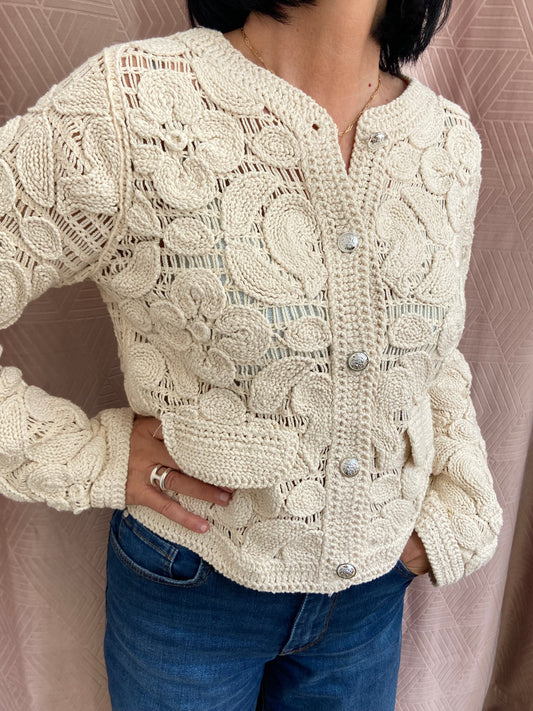 Gilet crochet SIRÈNE