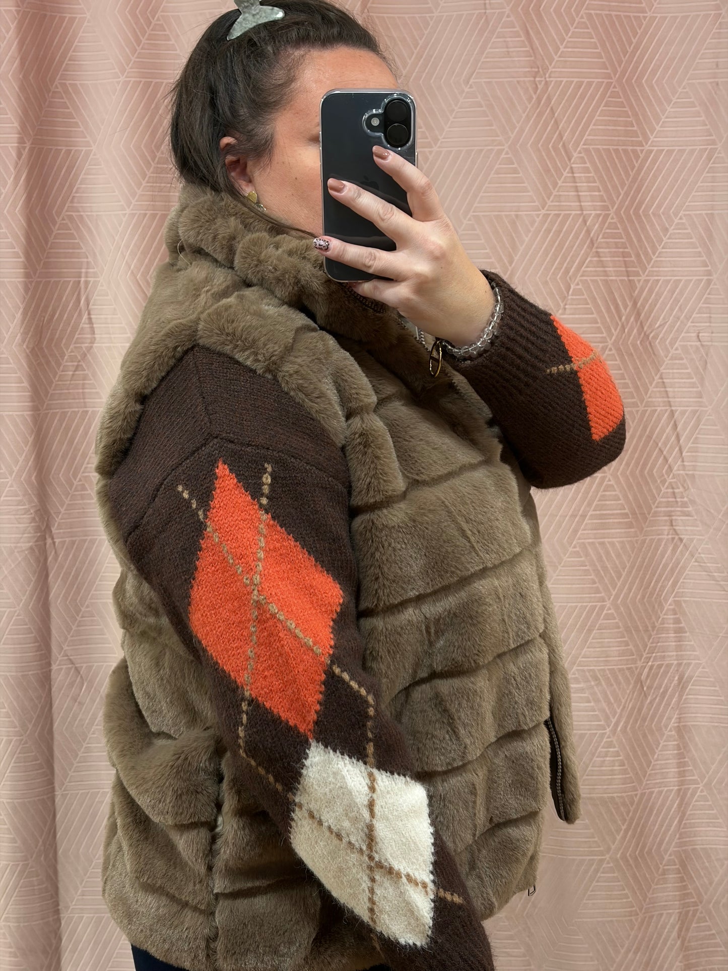 Gilet marron glacé GT MOUMOUTE