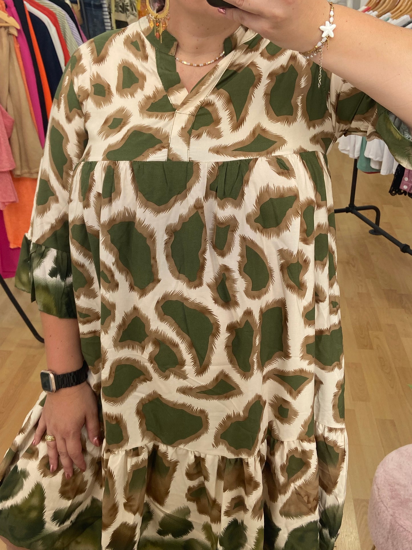 Robe kaki GINA