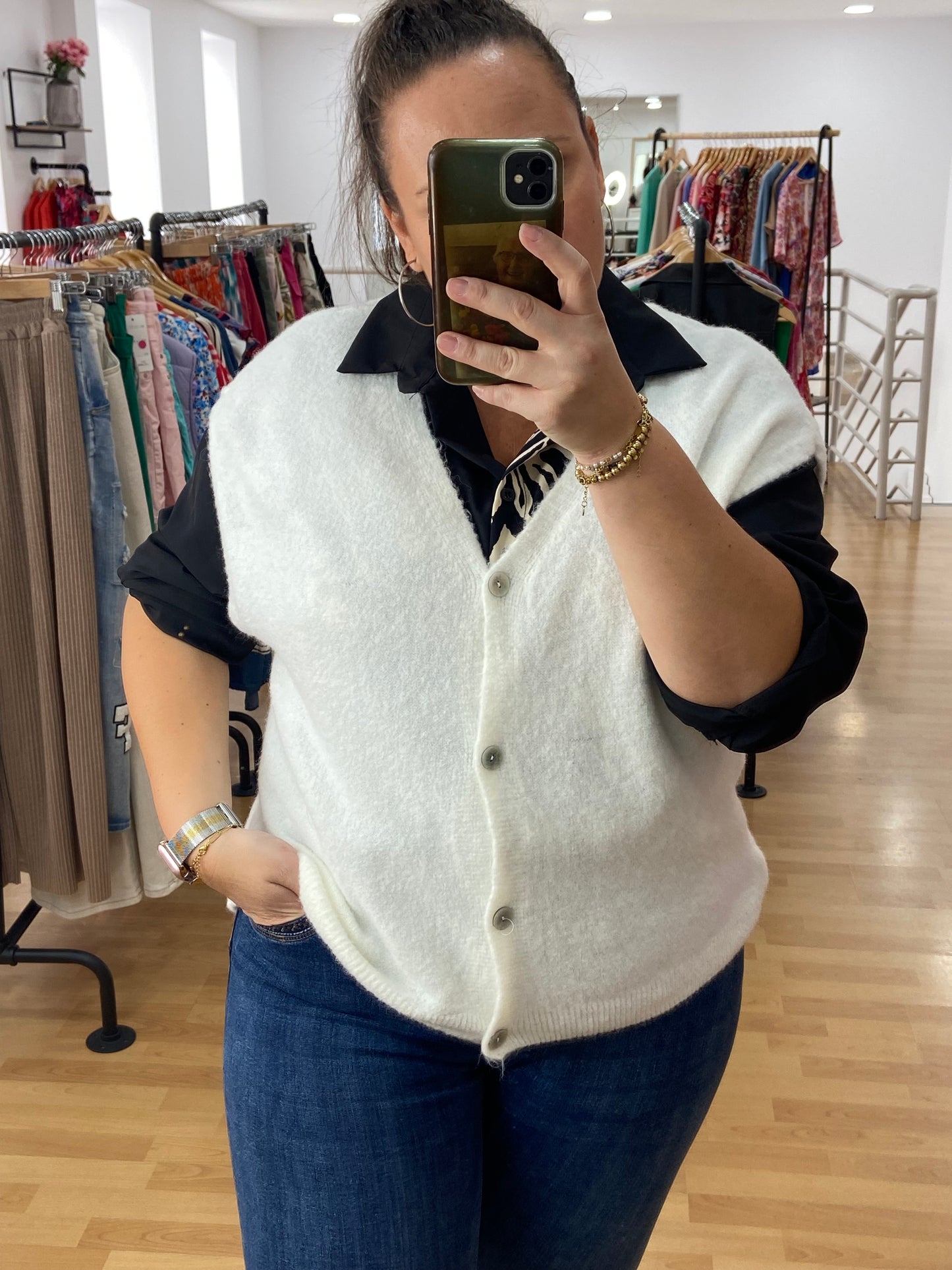 Gilet blanc ALPAGA