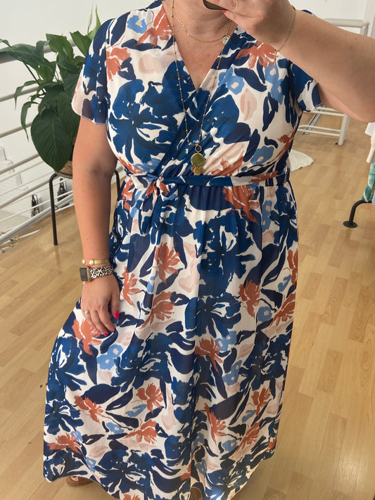 Robe bleu marine FIONA