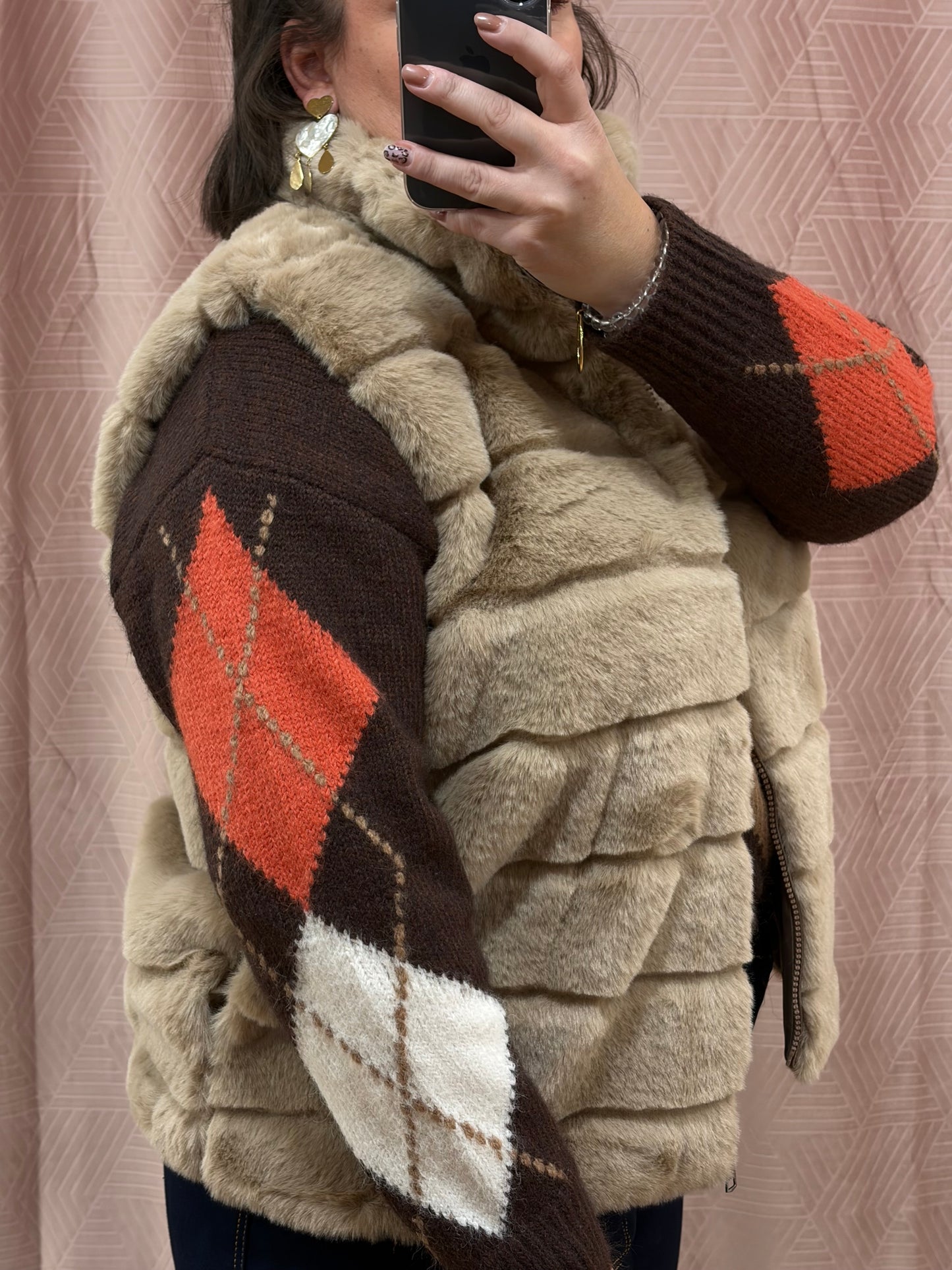 Gilet beige MOUMOUTE GT