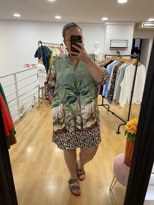 Robe kaki SAVANA