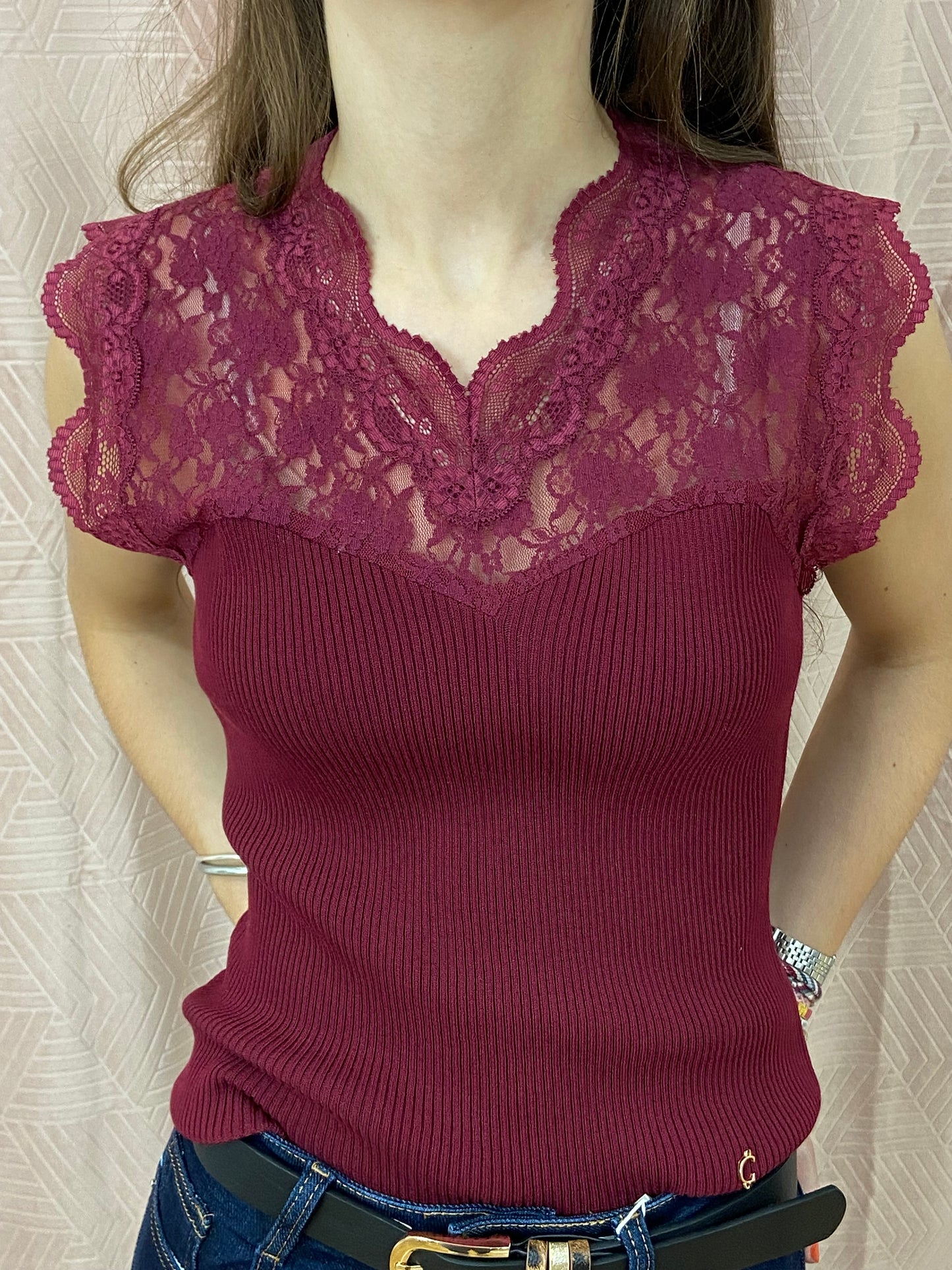 Top bordeaux CARLA