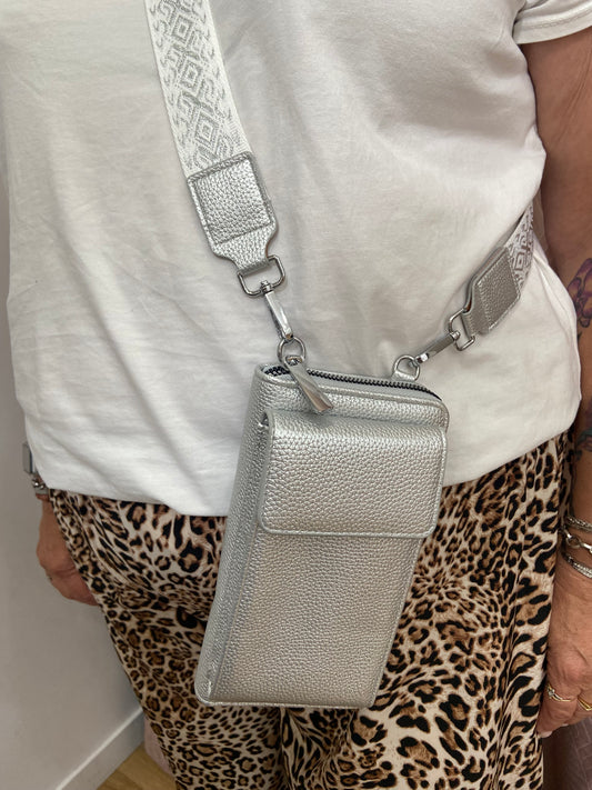 Pochette argenté TELEPHONE