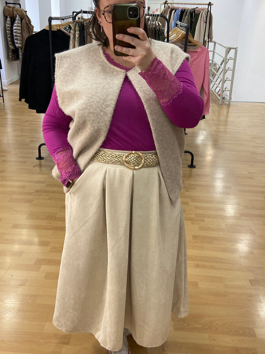 Jupe crème GT TULIPE