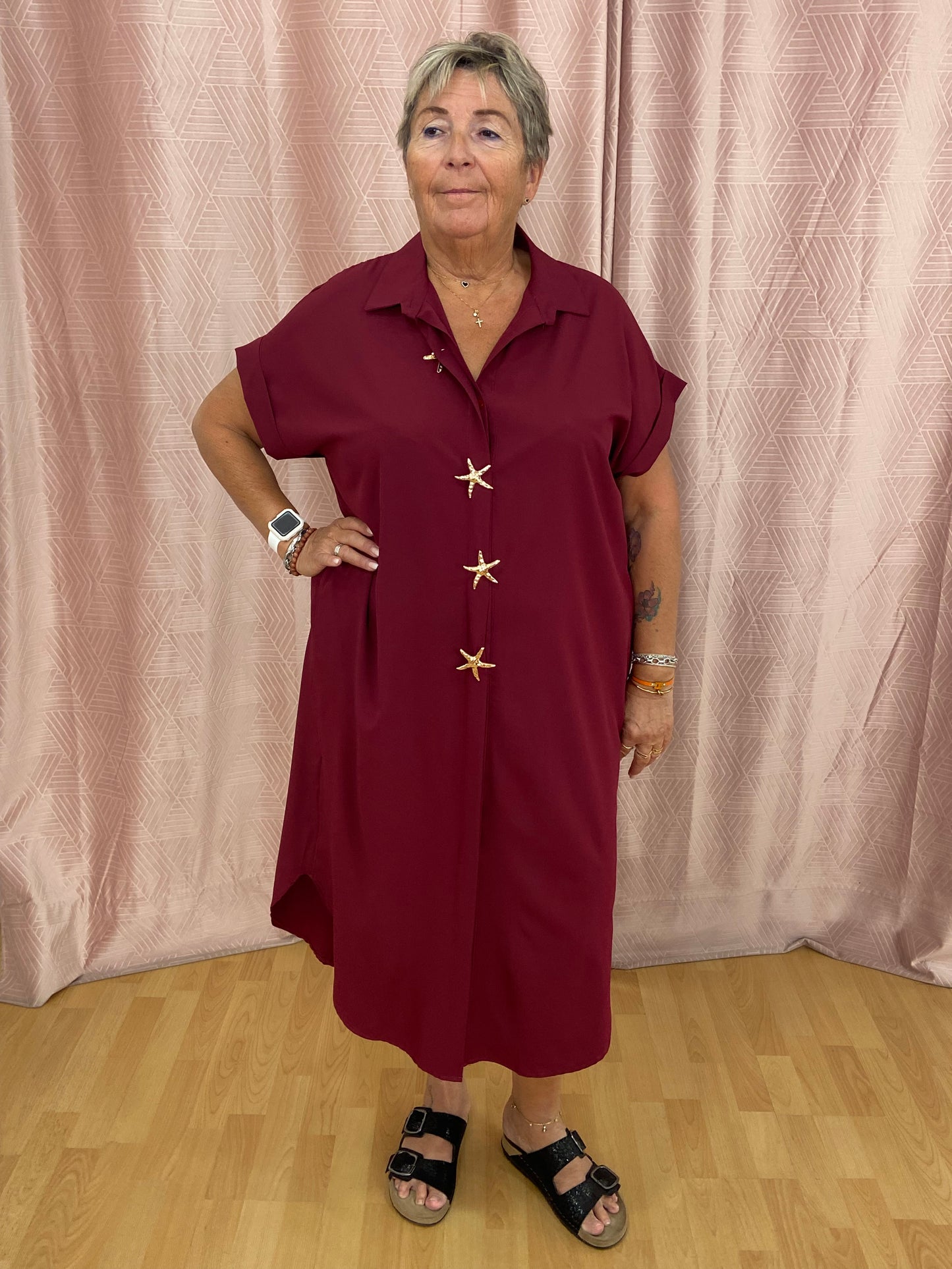 Robe bordeaux ÉTOILE DE MER