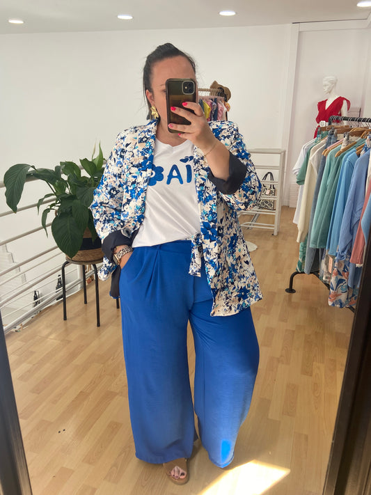 Pantalon bleu roi GT NINA