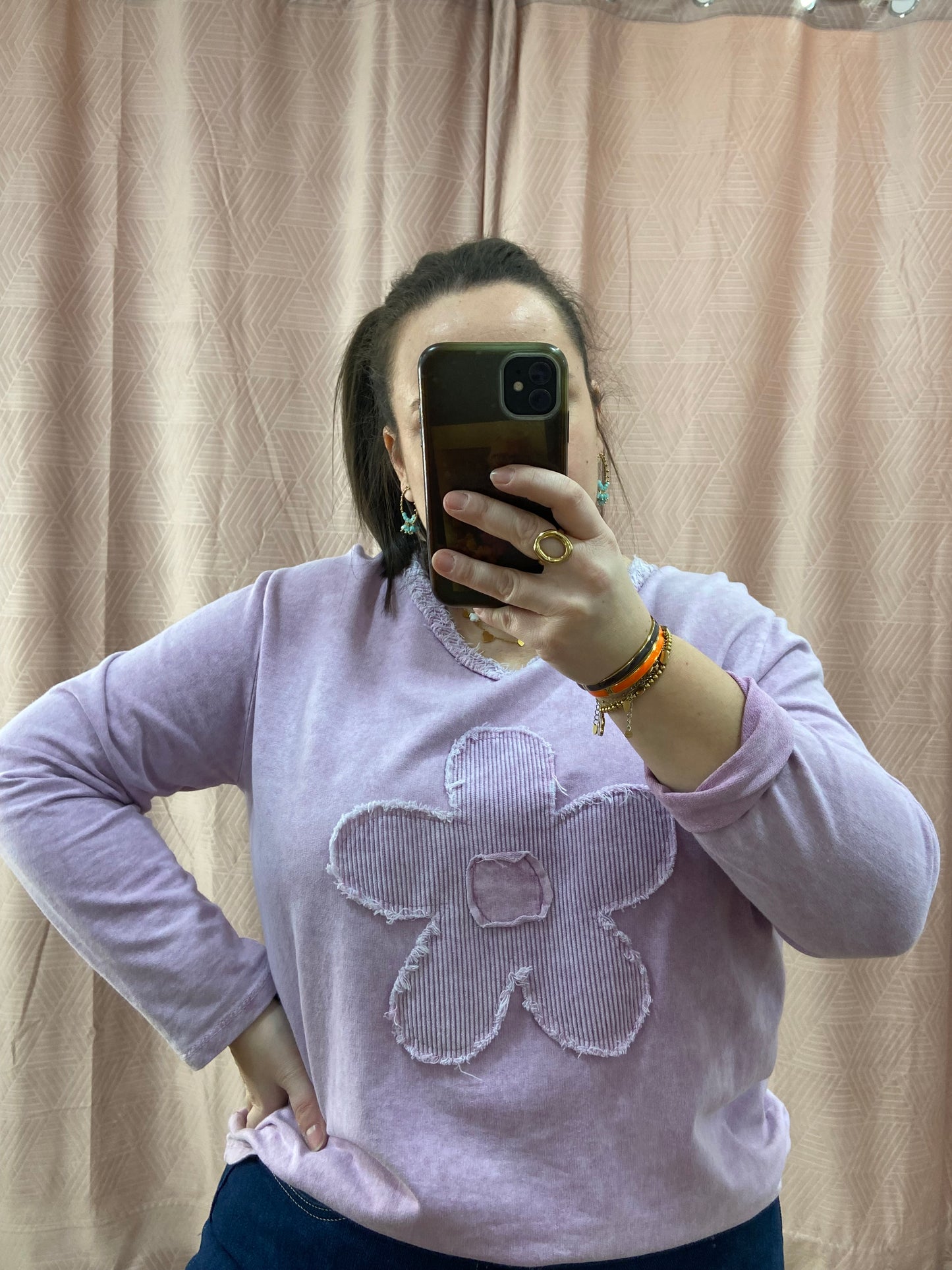 Pull lilas NINA