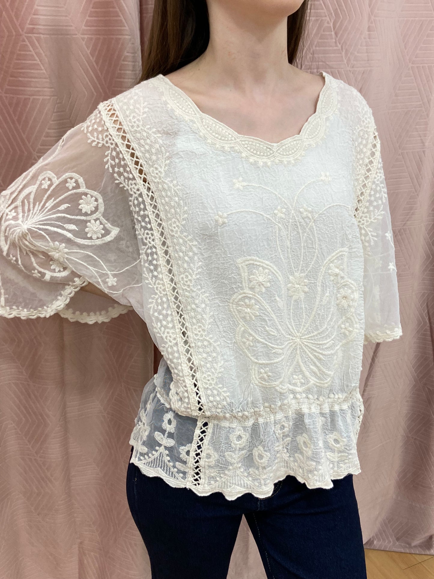 Blouse crème GIGI