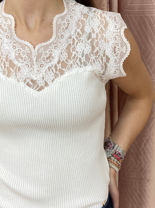 Top blanc CARLA