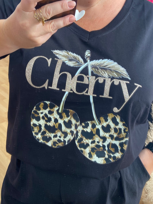 Teeshirt noir GT CHERRY