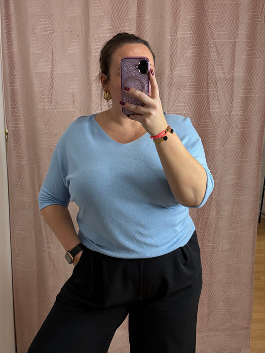 Pull bleu ciel SAM