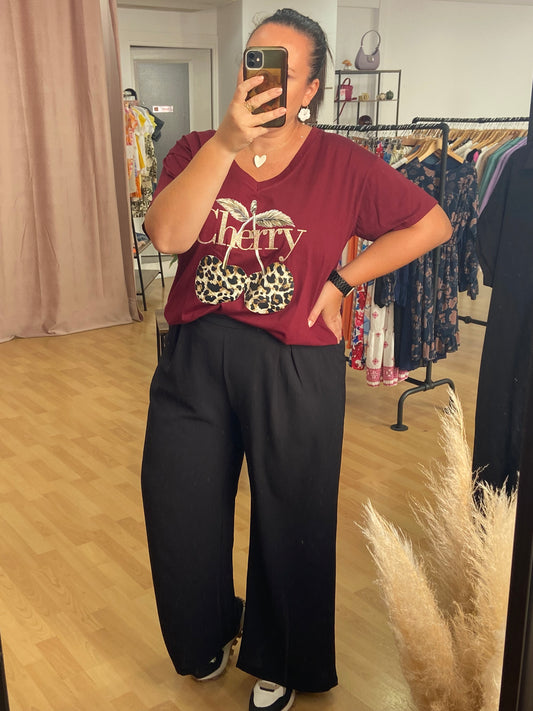 Teeshirt bordeaux GT CHERRY