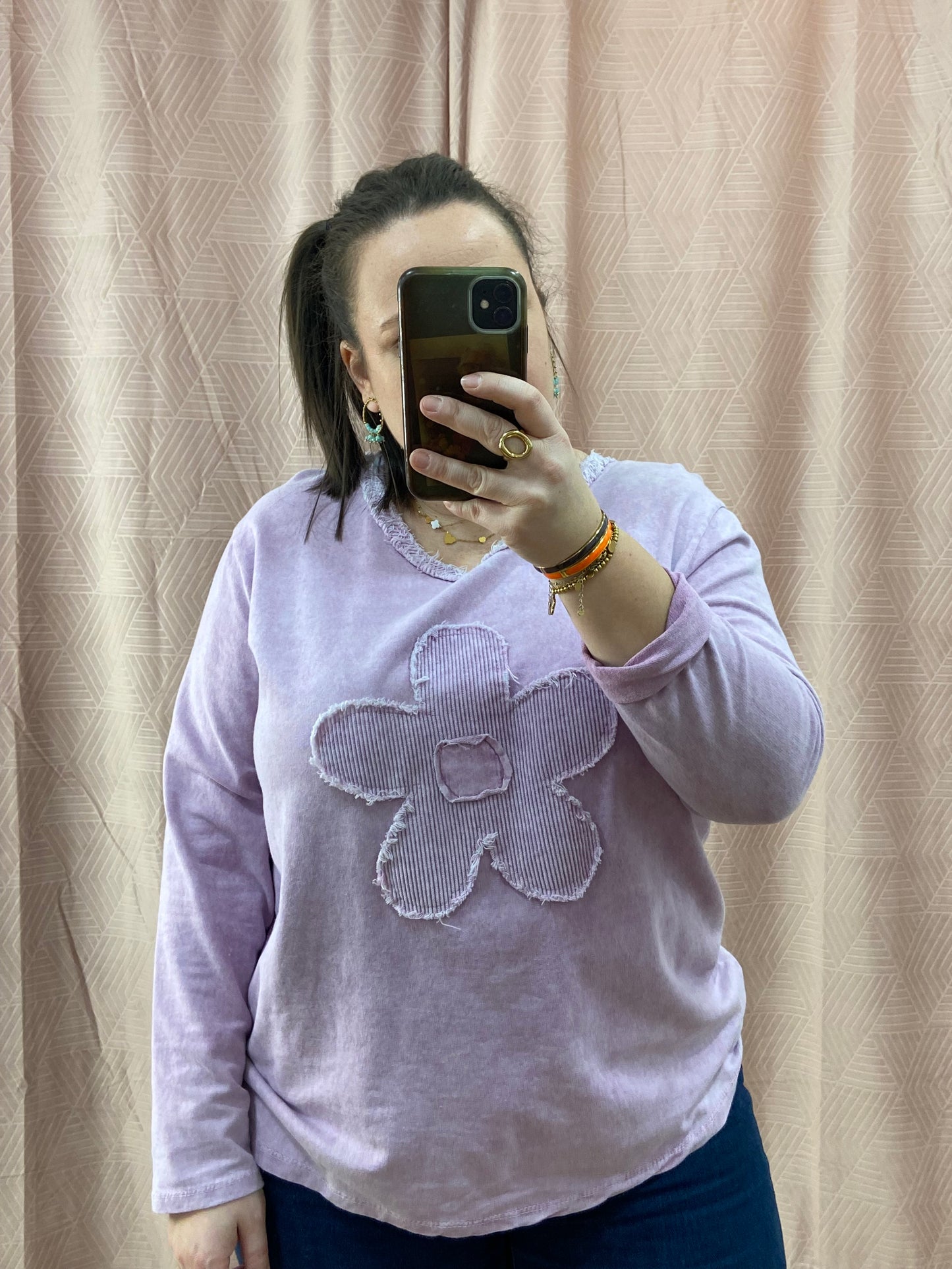 Pull lilas NINA