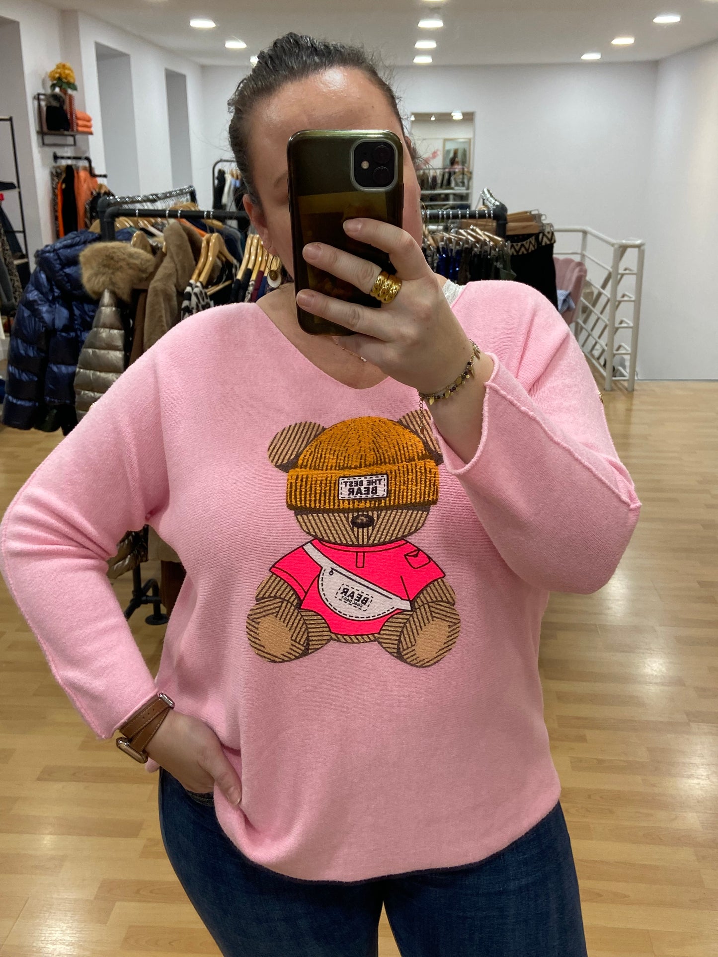Pull rose BEAR
