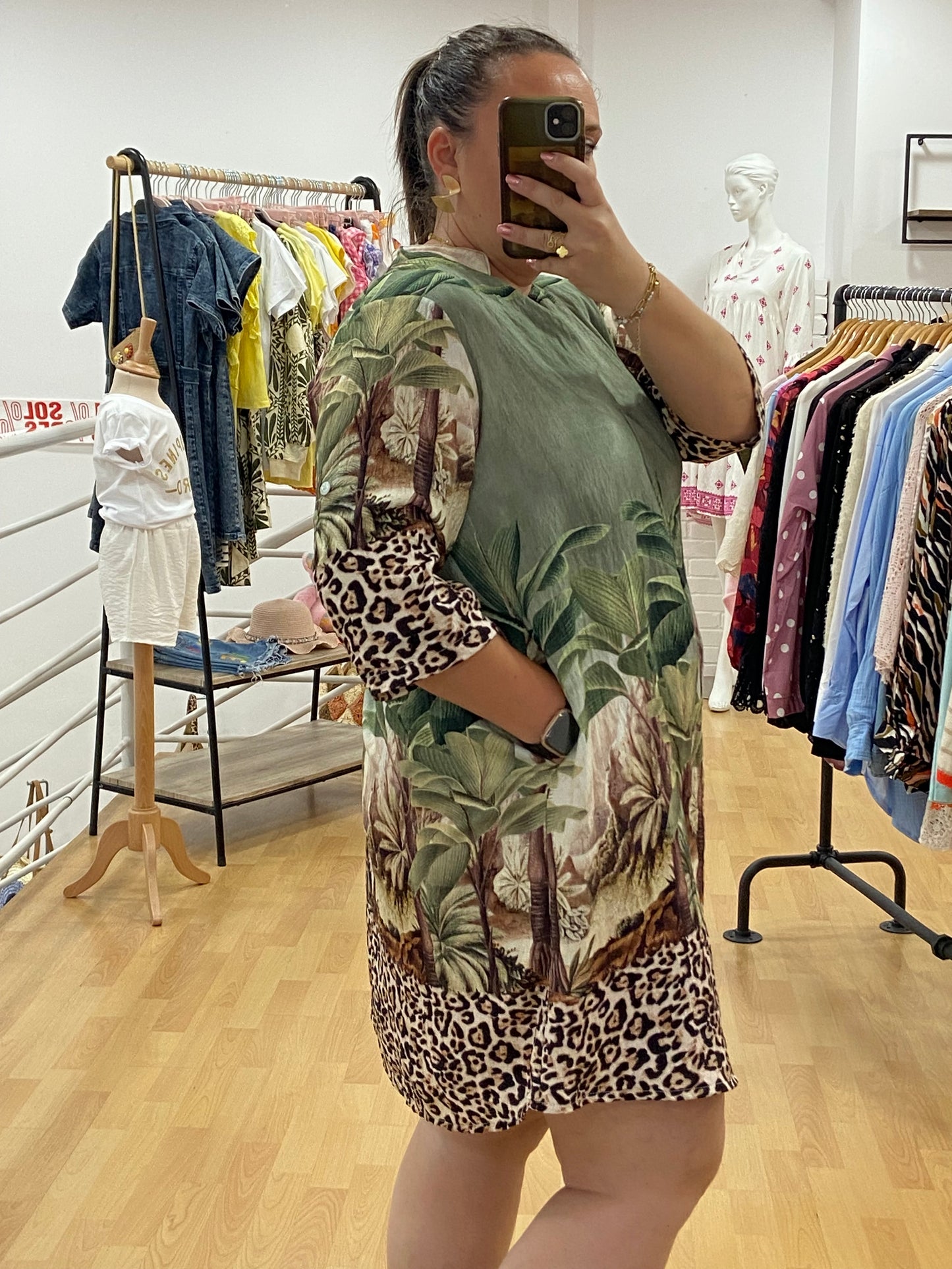 Robe kaki SAVANA