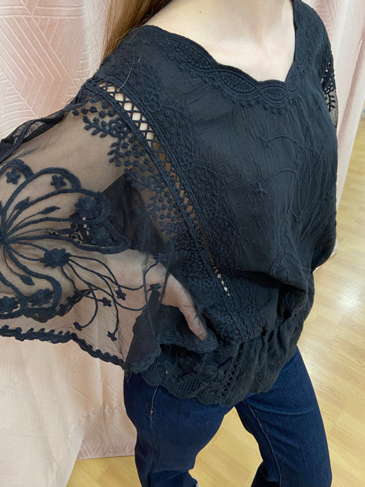 Blouse noire GIGI