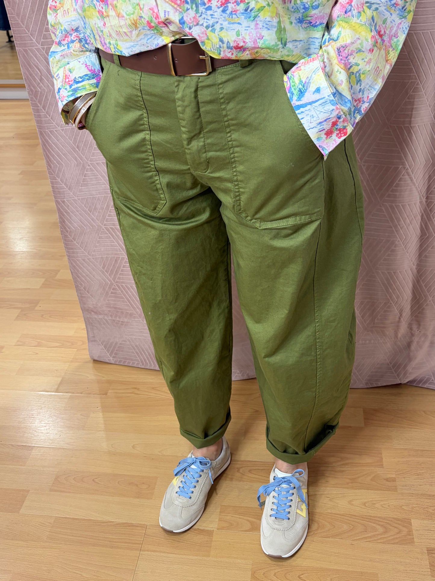 Pantalon bleu ciel BARREL