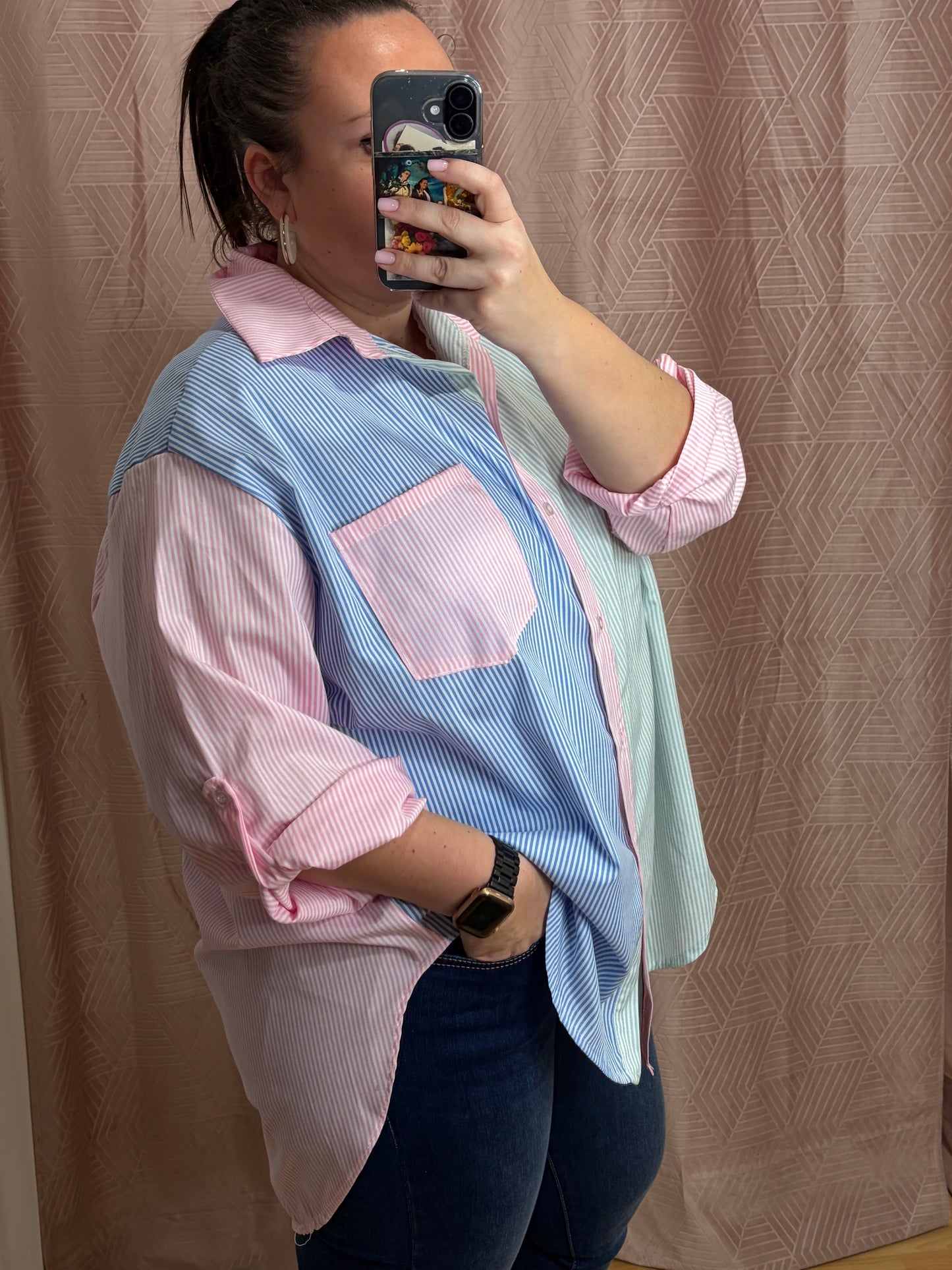 Chemise rose GT ROSITA