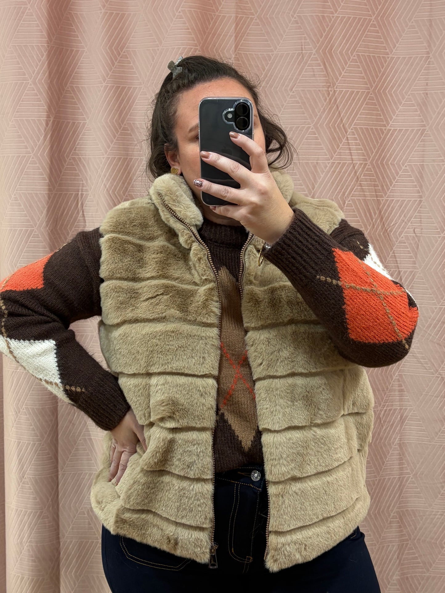 Gilet beige MOUMOUTE GT