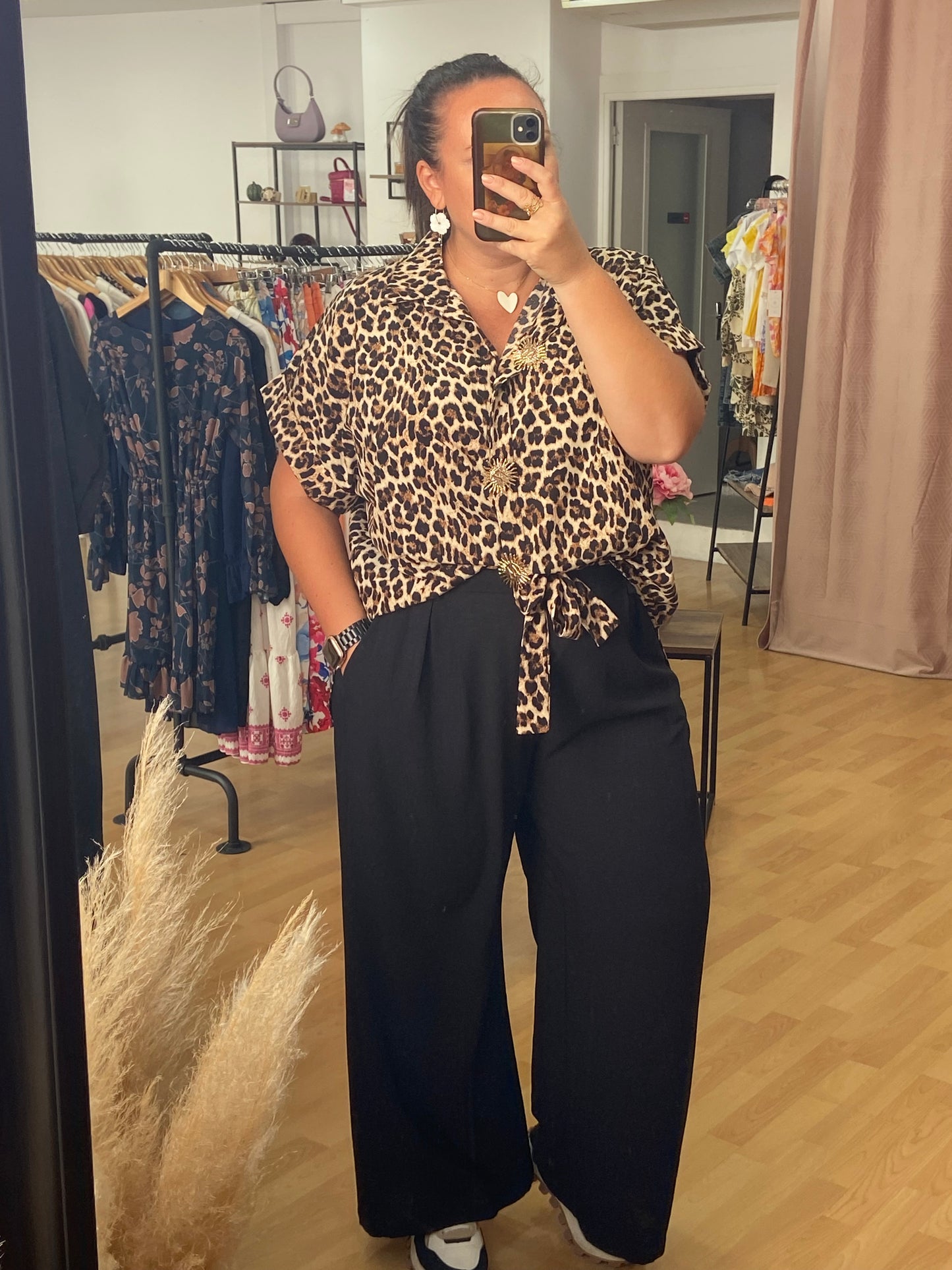 Chemise leopard SOLEIL