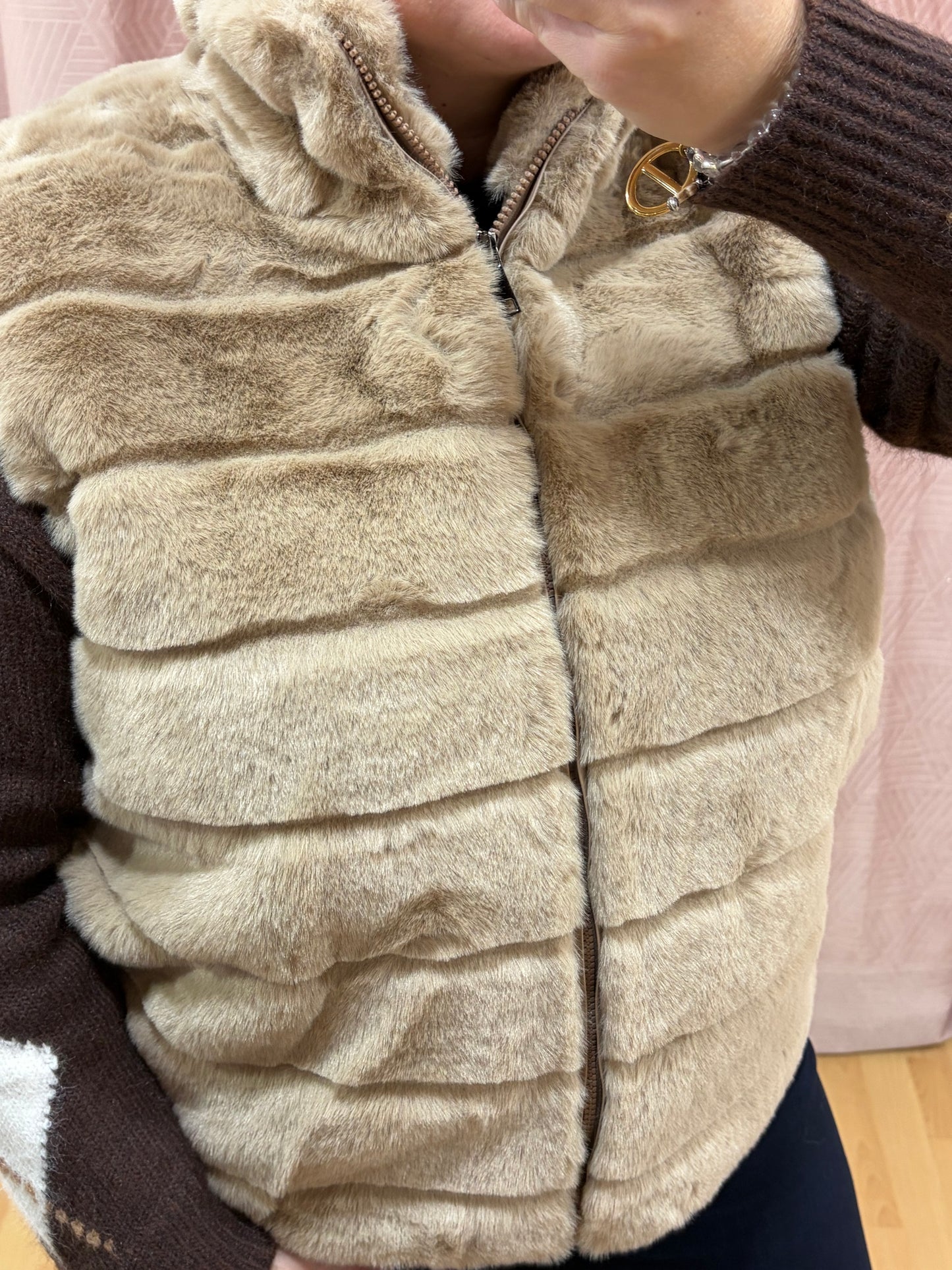Gilet beige MOUMOUTE GT