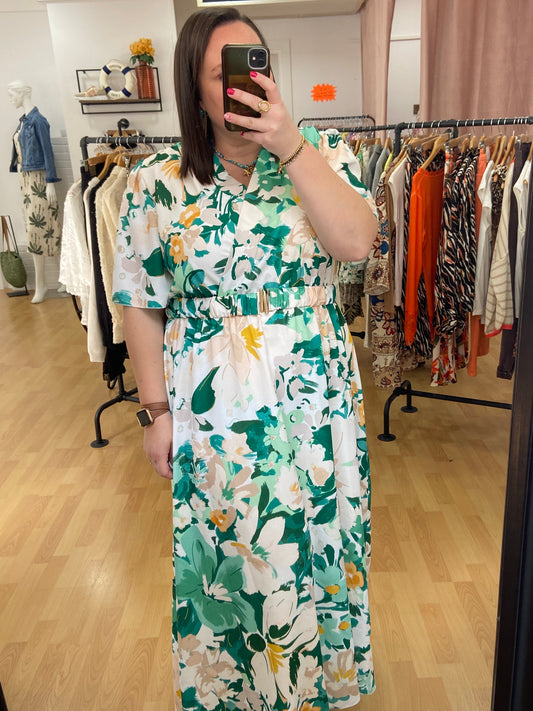 Robe verte NATHALIE