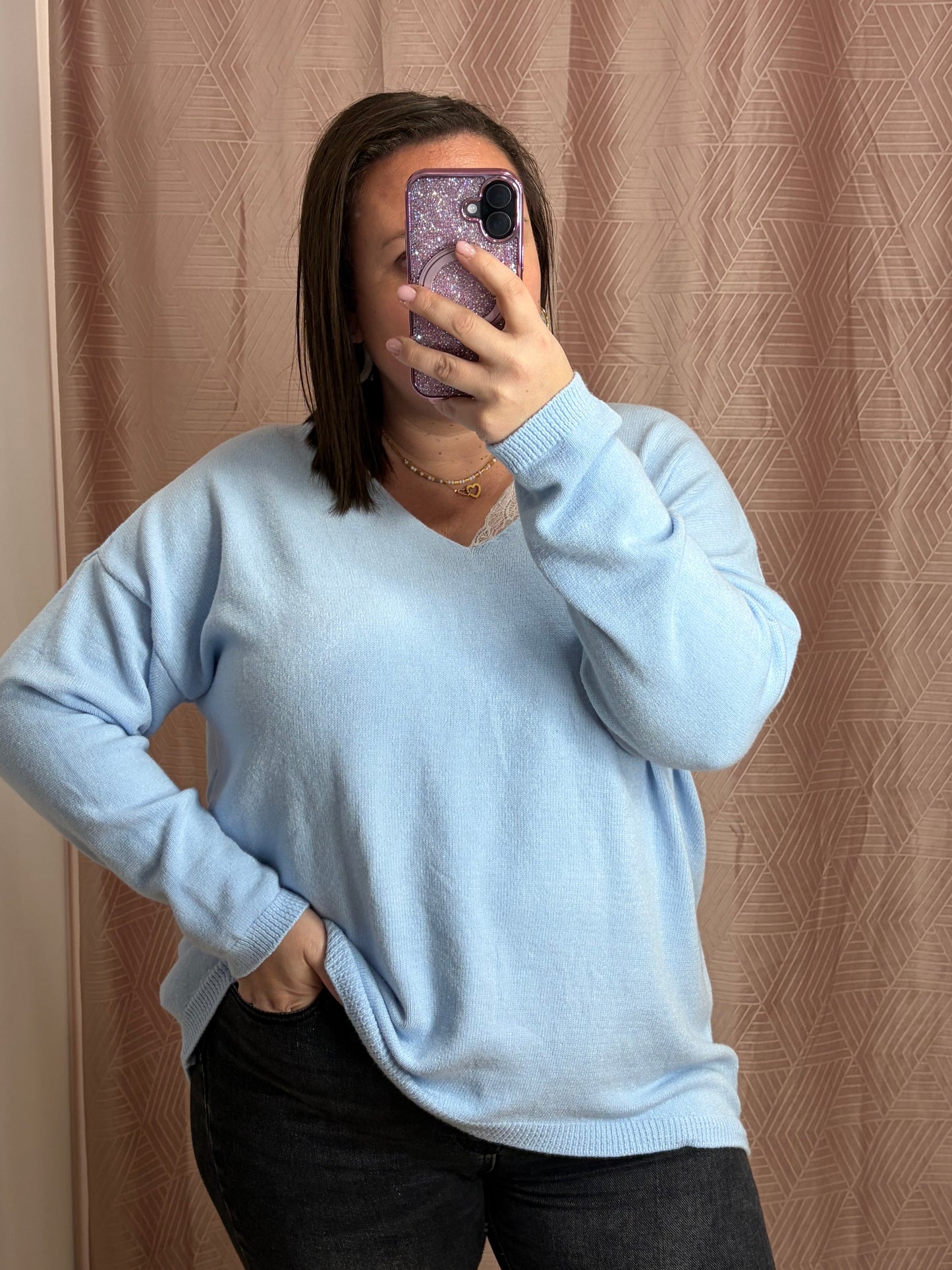 Pull bleu ciel GT GOODVIBES