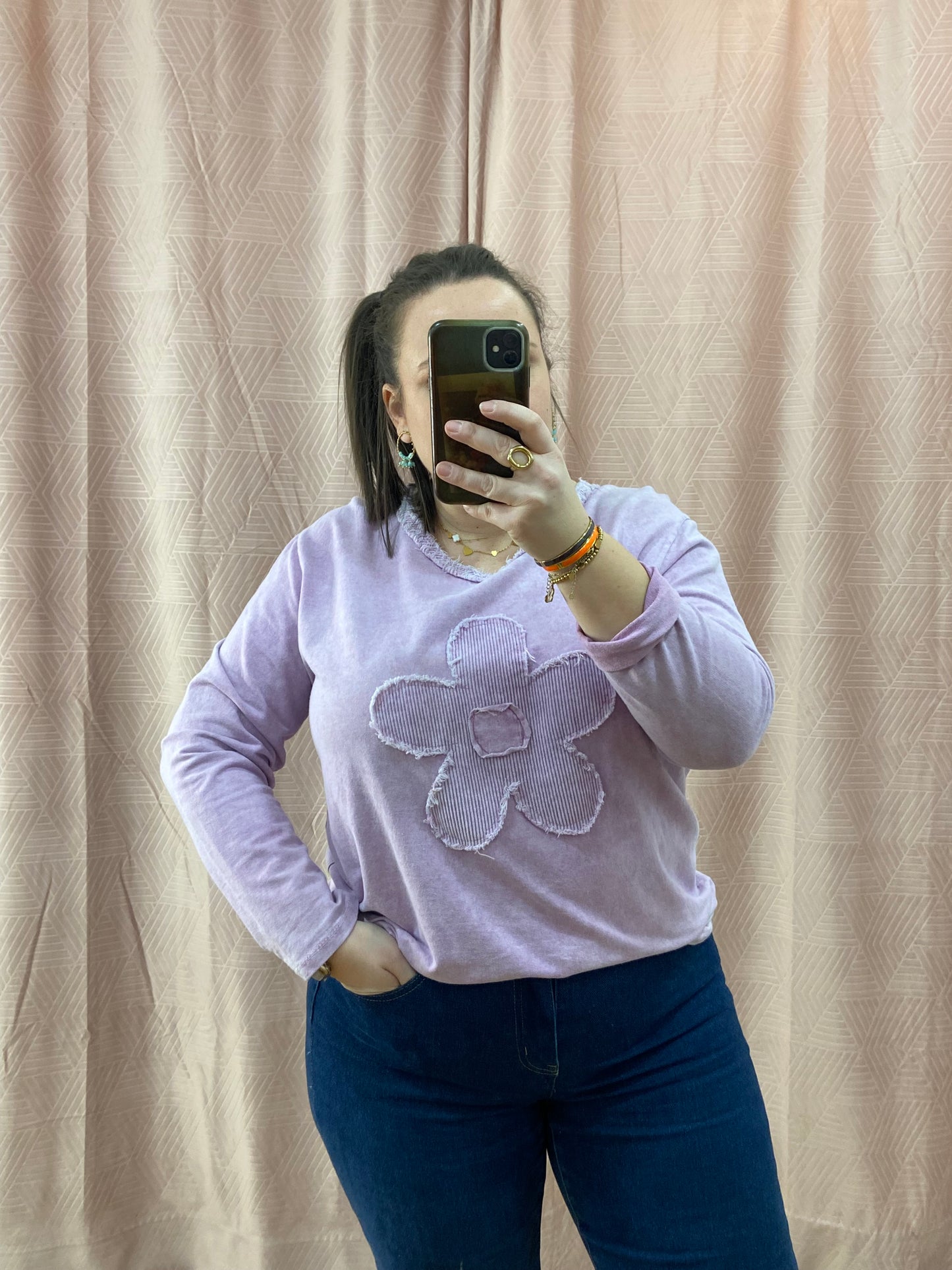 Pull lilas NINA
