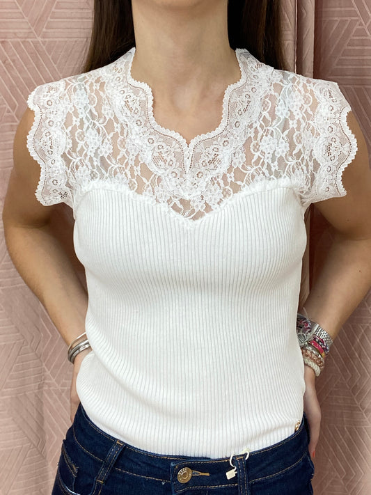 Top blanc CARLA